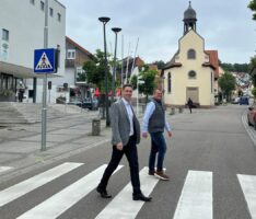 Mehr Sicherheit für Fußgänger: </br>Zwei neue Zebrastreifen in Nußloch