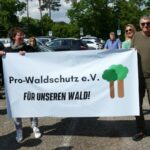 Sehr gut besuchte Pro-Waldschutz-Demo in Sandhausen: Circa 160 Teilnehmer