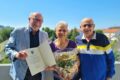 Bgm.-Stellv. Richard Bader gratulierte zur Diamantenen Hochzeit im Hause Siehl