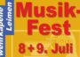 Musikfest der Stadt- und Feuerwehrkapelle Leimen am 8./9. Juli