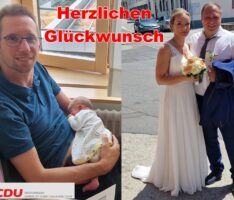 Zwei freudige Ereignisse im Leimener CDU-Vorstand