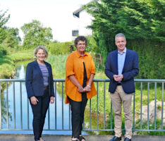 Gemeinsames Ziel: Hochwassergefahr am Leimbach nachhaltig eindämmen
