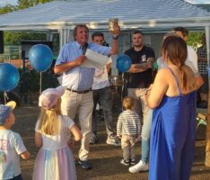 Schwerer Regenguss unterbricht Sommerfest des TC Blau-Weiß Leimen