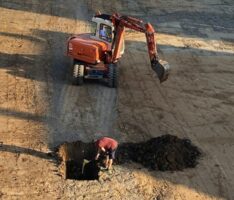 Bombenalarm auf Stadtwerke-Baustelle: Verdächtiges Objekt ausgegraben