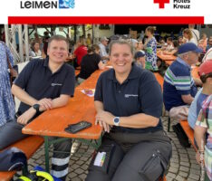 Alle drei Stadtteilkerwen durch das DRK Leimen abgesichert