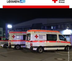 Brandeinsatz für das DRK Leimen in Walldorf