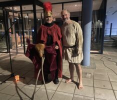 Traditioneller Sankt Martinsumzug mit der Unterstützung von „Rosinante“