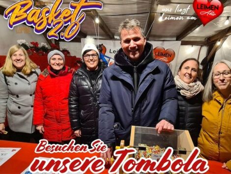 Leimen Aktiv Weihnachtsmarkt-Tombola zugunsten des Basket 2.0