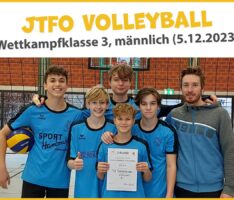 Jugend trainiert für Olympia – Volleyball: </br>FEG-Team WK III belegt 3. Platz