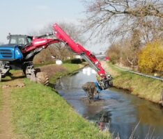 Hochwassergefahr vermindern: Sedimenträumung im Leimbach hat begonnen