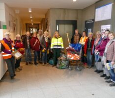 Abschluss der Putzwoche im Neuen Rathaus – Kleiner Imbiss als Belohnung für Helfer