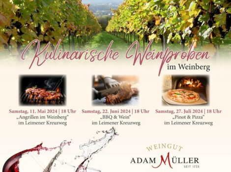 Weingut Adam Müller lädt zu genussvollen Weinproben direkt im Weinberg ein