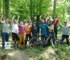 Offizielle Eröffnung des Bike Trails „The G.O.A.T.“ in Nußloch