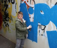 Unterführung für Sprayer freigegeben: Florian Stein ist der Vorreiter bei Street Art und Graffiti