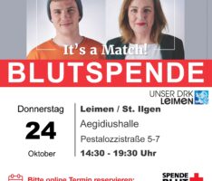 Aufruf zur Blutspende am 24.10.2024 in St. Ilgen