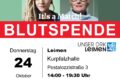 Aufruf zur Blutspende am 24.10.2024 in St. Ilgen