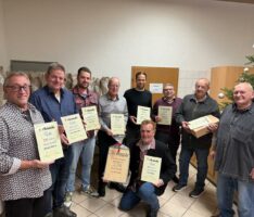 Jahresausklang beim Angelsportverein Leimen – Bernd Moser wurde Ehrenmitglied