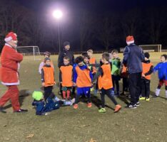 VdK Nikolaus-Besuch der F-Junioren und der Weihnachtsfeier des VfB Leimen