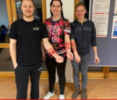 Kurs realistische Unfall- und Notfalldarstellung absolviert