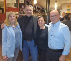 Leimen aktiv Chef Gerd-Peter Gramlich feierte kleinen Geburtstag mit illustren Gästen