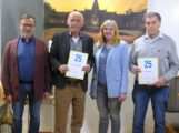 FDP Leimen ehrte Helmut Huber und Bruno Lindenbach