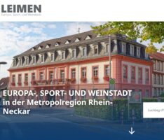 Stadt Leimen präsentiert neue Website: Moderner, bürgerfreundlicher und digitaler