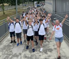 Ein unvergessliches Erlebnis für die Turmschüler bei 6K UNITED! in der SAP Arena
