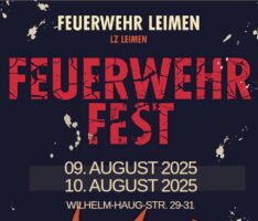 Löschzug Leimen Feuerwehrfest mit Uwe Jansssen, Schauübung und Fahrzeugschau