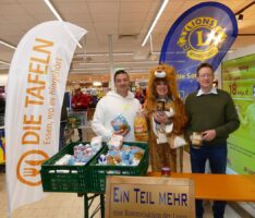 Herzlicher Dank für viele Spenden bei der Lions-Aktion „Ein Teil mehr“