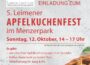 Einladung zum 5. Leimener Apfelkuchenfest am kommenden Sonntag