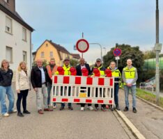 Baustart für die Sanierung der Siedlerstraße in Leimen