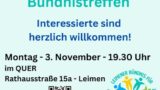 Einsatz für die Demokratie – Treffen am kommenden Montag