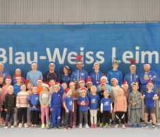 Nikolaus, Tennis und Kinderlachen beim Tennisclub Blau-Weiß Leimen