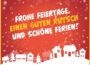 Endlich Ferien! Friedrich-Eber-Gymnasium wünscht Frohes Fest und guten Rutsch!