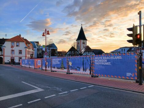 Neue Kommunikation am Bauzaun – Heute Projektvorstellung im Gemeinderat