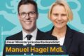 Wahlkampftermin: Manuel Hagel am 17. Januar im Wagner Florapark