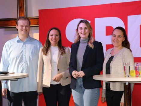 SPD-Landtags-Kandidatin Xenio Rösch diskutierte über die Bildung der Zukunft