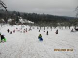 Schlittenfahren auf dem Kohlhof mit allen Elisabeth Ding Kindergartenkindern