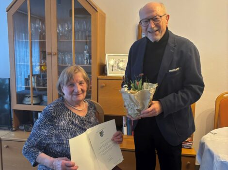 Elisabeth Traub zum 90. Geburtstag – Richard Bader gratulierte im Namen der Stadt