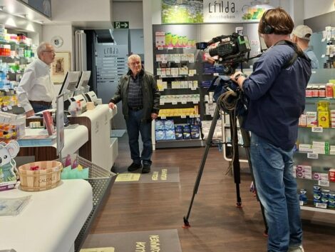 SWR Fernsehen drehte in der TURM Apotheke für das „Doc Fischer“ Magazin