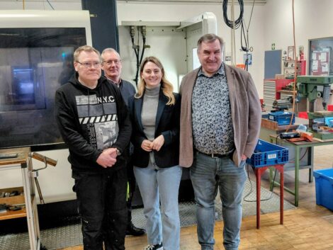 SPD-Landtagskandidatin Xenia Rösch besucht die Lebenshilfe in Sandhausen