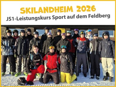 Skilandheim des Leistungskurses Sport und Volleyball-Turnier der Kursstufe