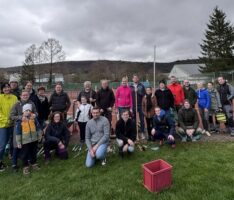 Tennisclub BW Leimen: Tolle Stimmung beim ersten Arbeitseinsatz des Jahres