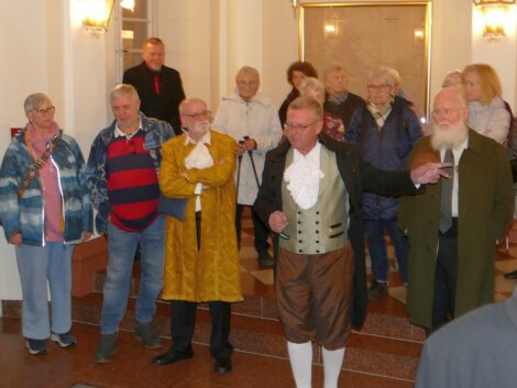 Historischer Stadtrundgang zum letzten Mal mit Michael Ullrich als Aaron Elias Seligmann