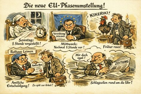 Energiespar-Hammer wg. Nahost-Krieg: </br>Zeitumstellung ab Sonntag in zwei Etappen