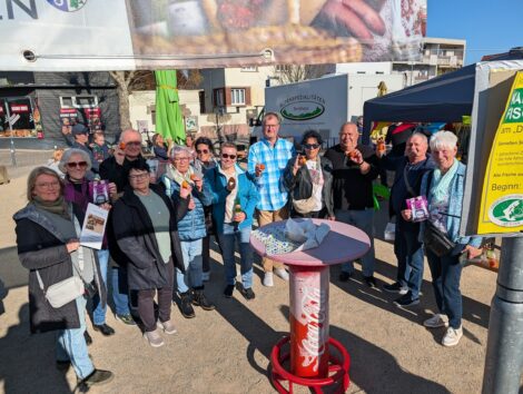 Donnerstags ist Wochenmarkt – Nüchternes Einkaufen in Leimen – Treffpunkt in Dilje