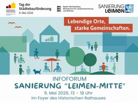 Tag der Städtebauförderung am 9. Mai 2026 – Leimen lädt zum Mitmachen und Informieren ein