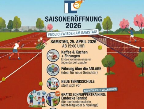 Saisoneröffnung beim TC Blau-Weiß: <br>Ein buntes Programm für Groß und Klein