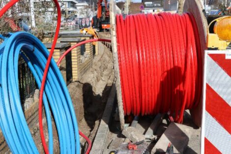 Glasfaserausbau in Sandhausen schreitet mit großen Schritten voran – Drei Arbeitskolonnen