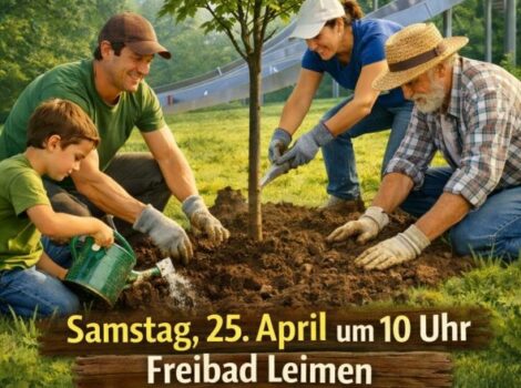 Schatten für die Freibad-Zukunft – <br>SK Neptun pflanzt Ahornbäume